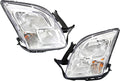 Headlight Assembly Set of 2 Halogen N6645