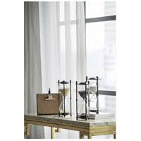 Black Hourglass Sand Timer in Stand O986895