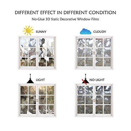 3D Ecology Static Decoration Window Film Glass Stickers, 35.4x78.7 Z31851