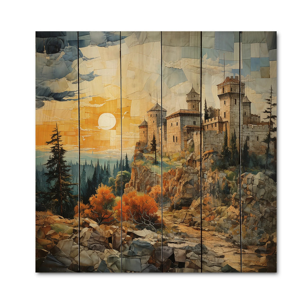 Natural Pine Wood Landscapes Print G628