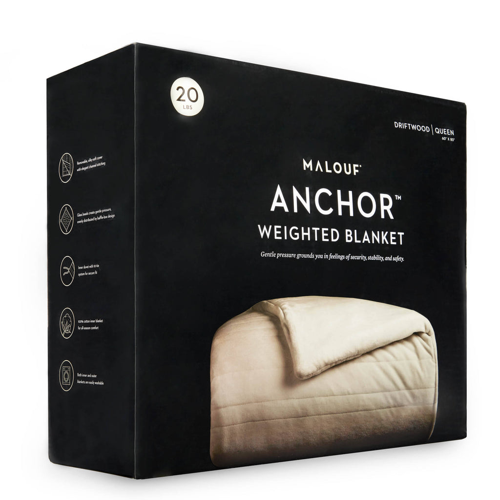 Ash Weighted Blanket 12 lbs Throw Z57558