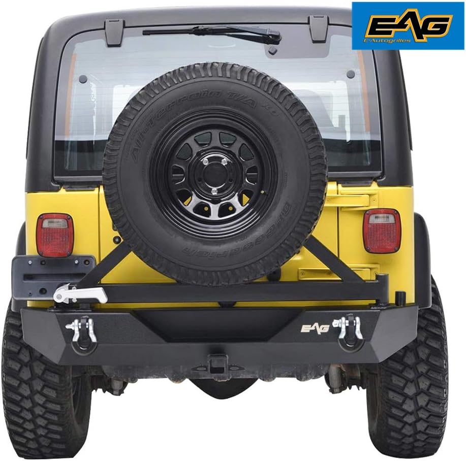 Steel Rear Bumper with Tire Carrier U4661