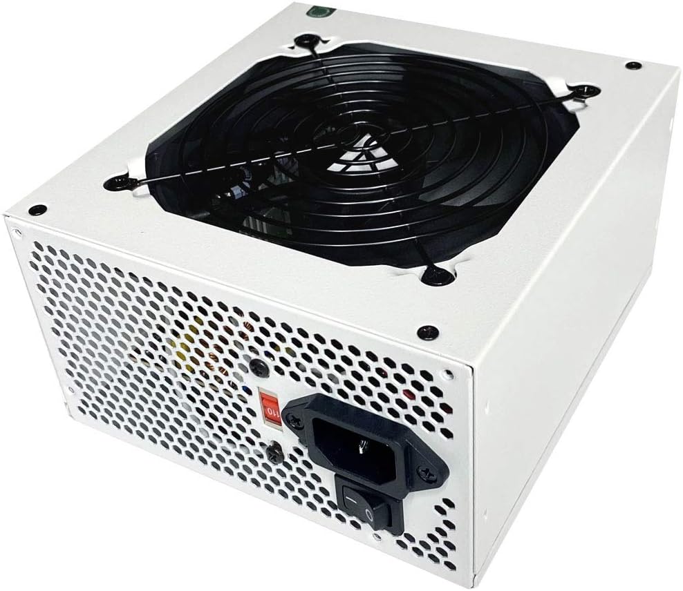 600W ATX Semi-Modular Power Supply with 120mm Black Fan M393
