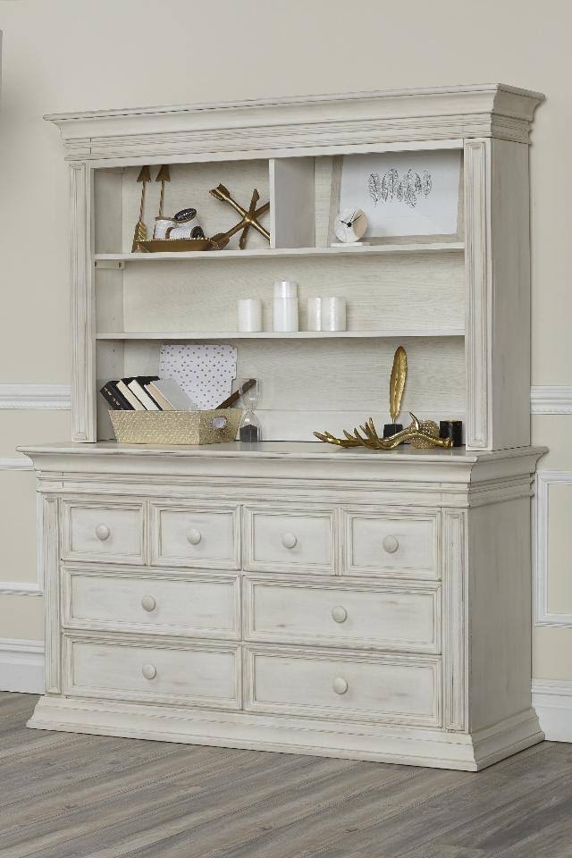 Antique White Hutch V139337