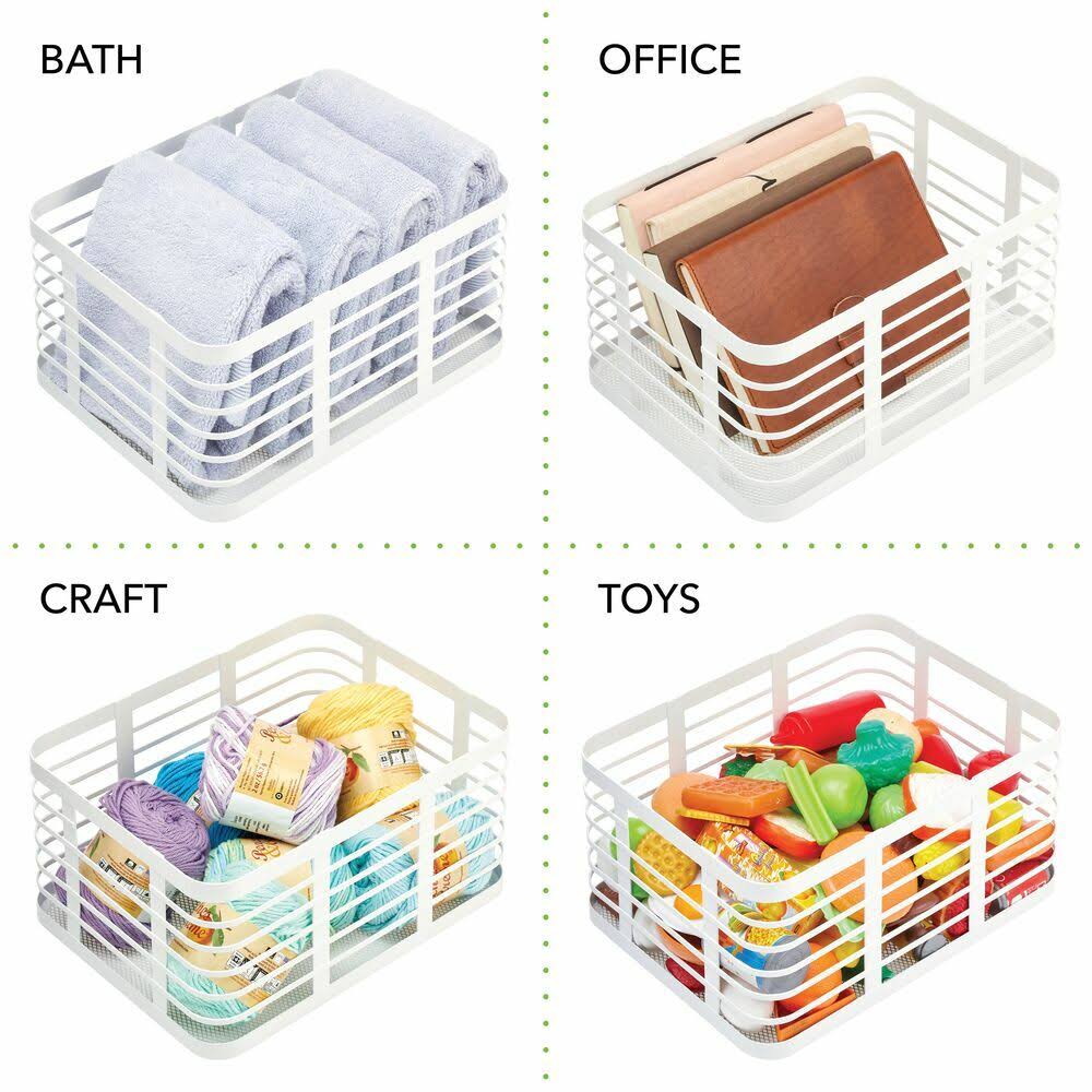 Metal Wire Food Organizer Storage Bin Basket M589875