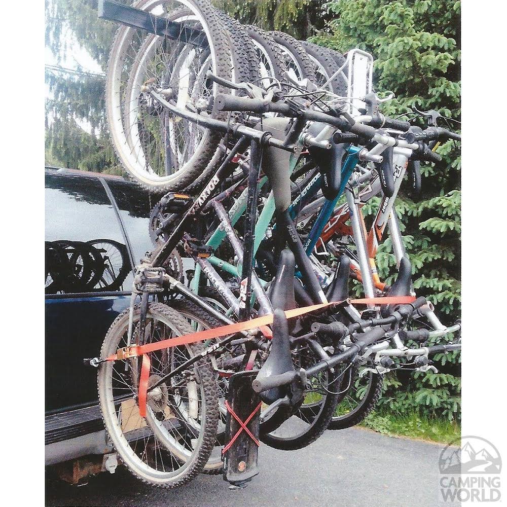 Eight Bike Hitch Mounted Bicycle Rack V251139