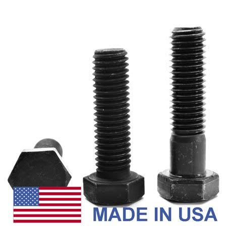 5/8 inch-18 x 2 inch Fine Thread Grade 5 Hex Cap Screw Black Oxide Pk 87 T2521