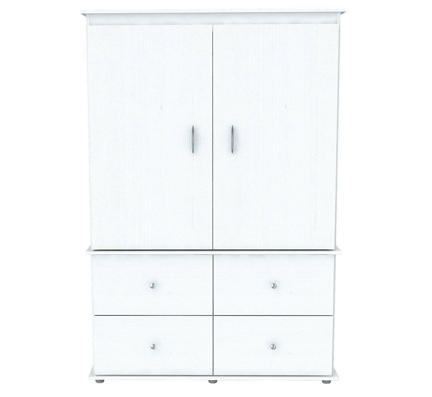 White AV Video Combo Armoire O468