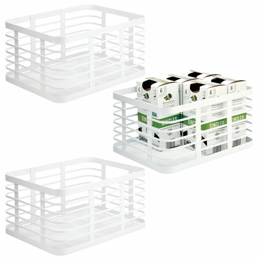 Metal Wire Food Organizer Storage Bin Basket M589875