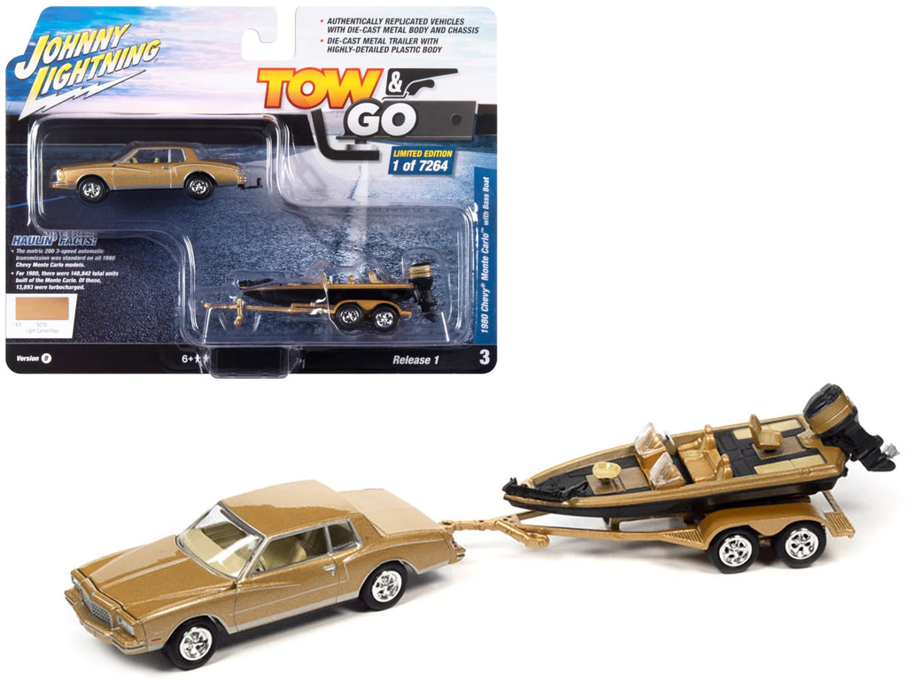 1980 Chevrolet Monte Carlo w/Bass Boat Light Camel Pol U3681
