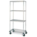 4-Shelf Mobile Cart Chrome J392855
