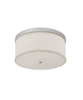 3 Light Flush Mount, Matte Nickel R5317