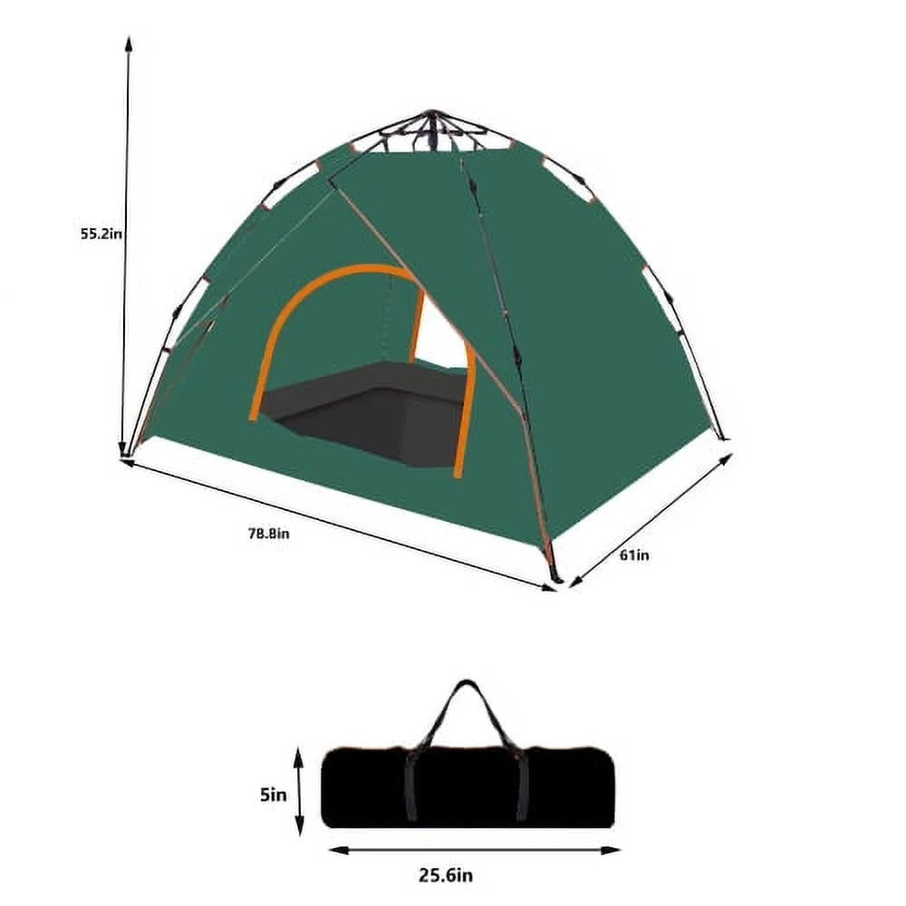 Waterproof Portable Dome Tent for 2/3/4/5 People T988