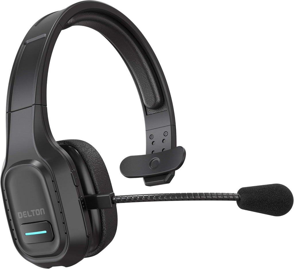 Wireless Computer Headset with Mic, On Ear Bluetooth 5.0, 30 Hour Talk Time, Pack of 2 M123311