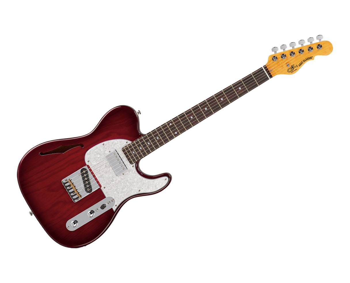 Red Burst Semi-Hollow Electric Guitar R967736