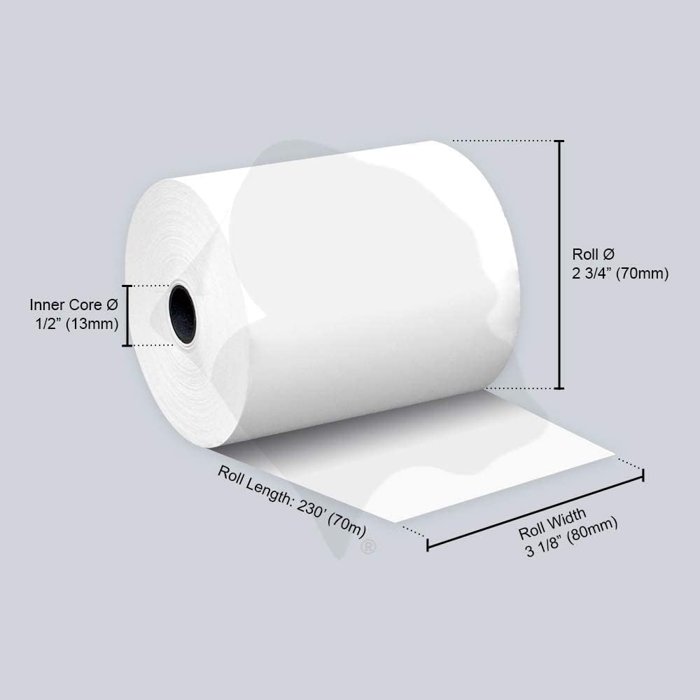 32 Rolls Thermal Paper Receipt Rolls, BPA Free Z4262