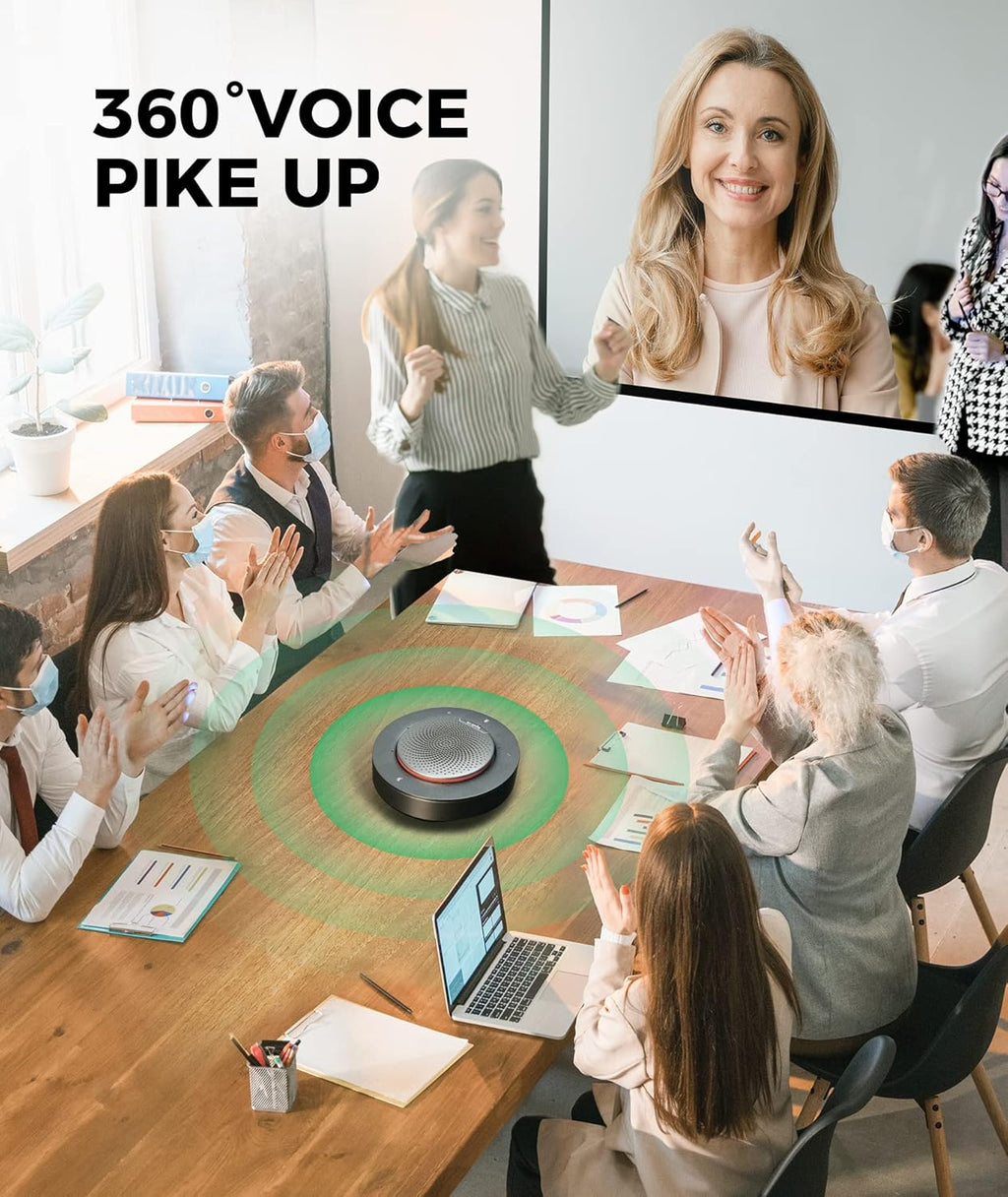 4X Noise-canceling Mic Conference Speaker with USB-C Docking Function U31555