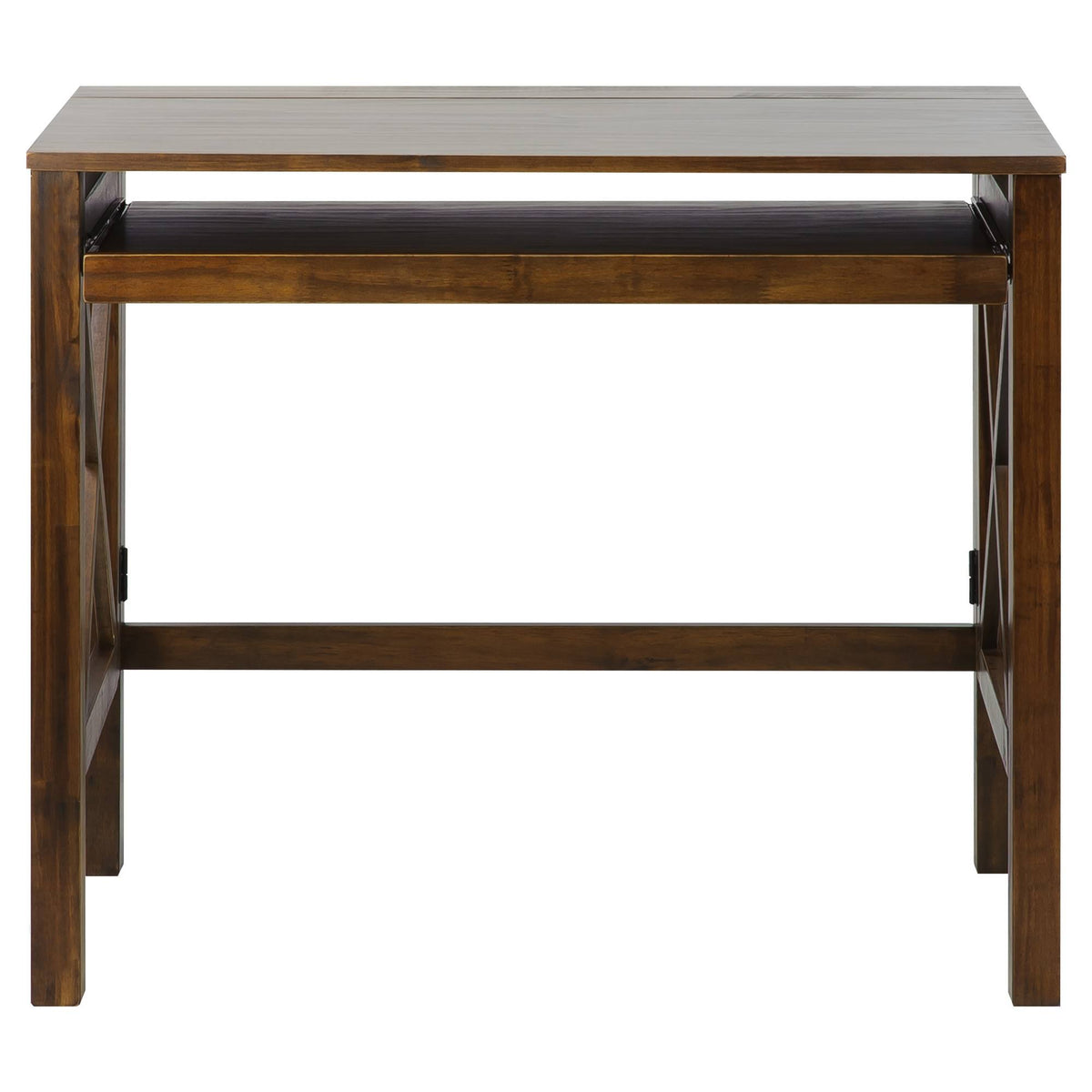 Warm Brown Folding Desk with Pull Out M810301