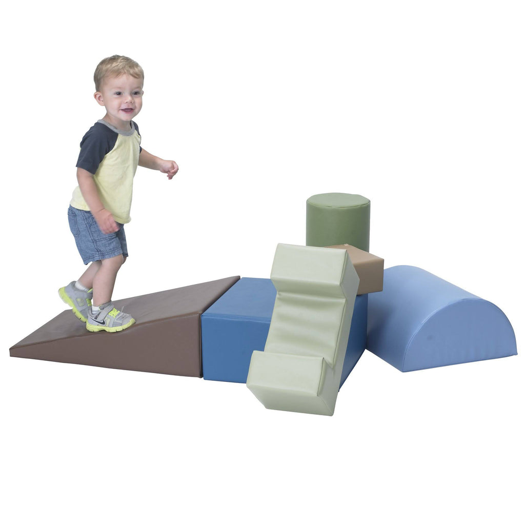 6 Piece Woodtones Climb and Play Set L88907