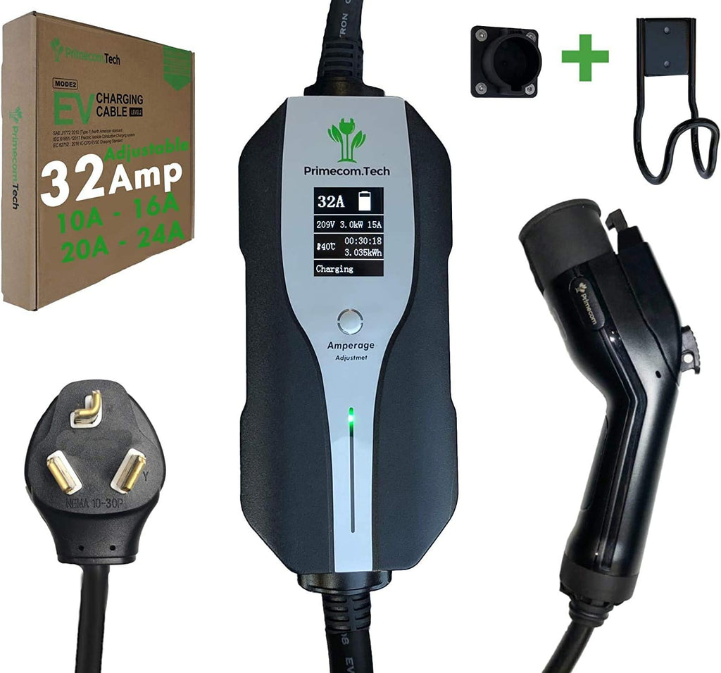 Level 2 Electric Vehicle Charger with 30Ft Cable I385