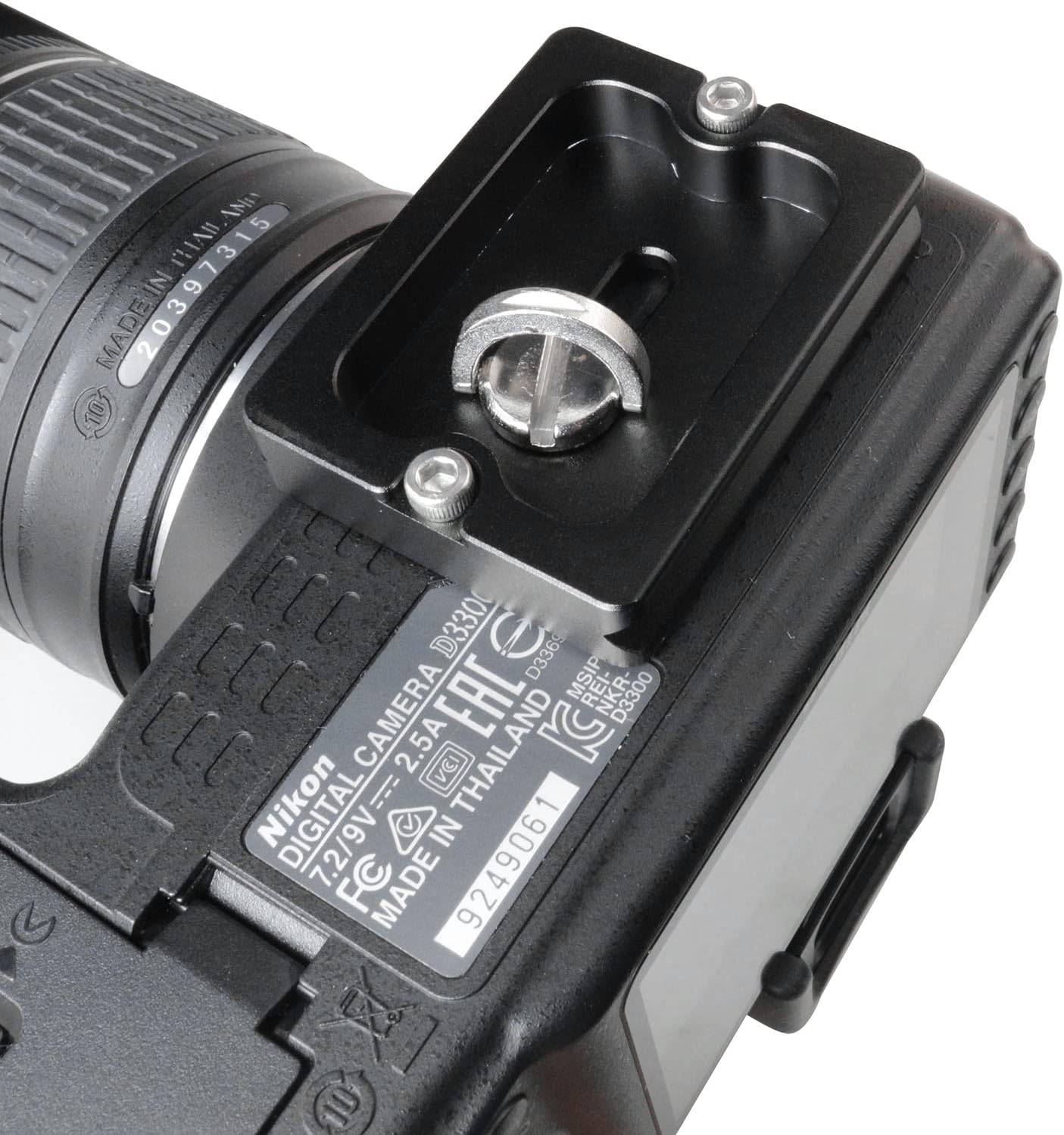 Quick Release Plate for DSLR Camera Tripod Ballhead Pack of 2 W464324