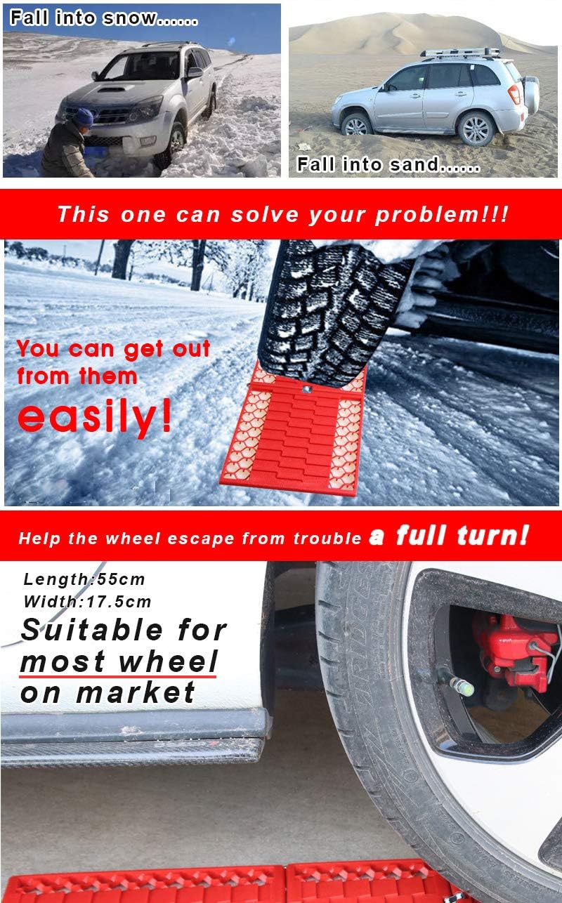 2-Pack Foldable Auto Traction Mat D96544