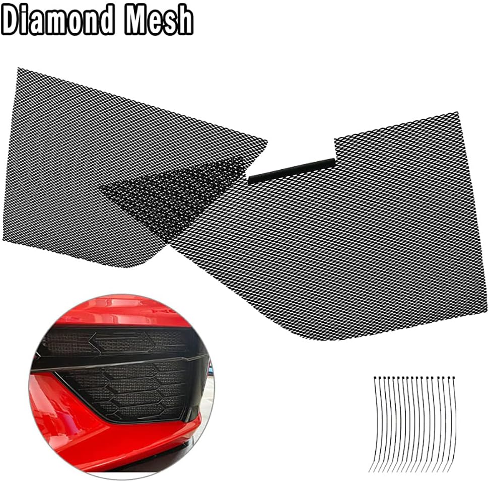 2Pcs Aluminum Car Grille Mesh Set for Corvette C8 2020-2022 C57929
