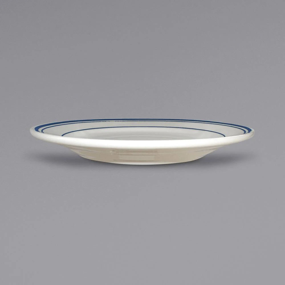 Warm White Stoneware Luncheon Plate E16072