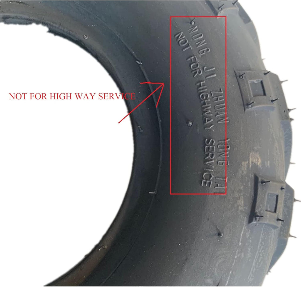 Set of 2 All-Terrain 6 Ply Tubeless ATV UTV Tires N4542
