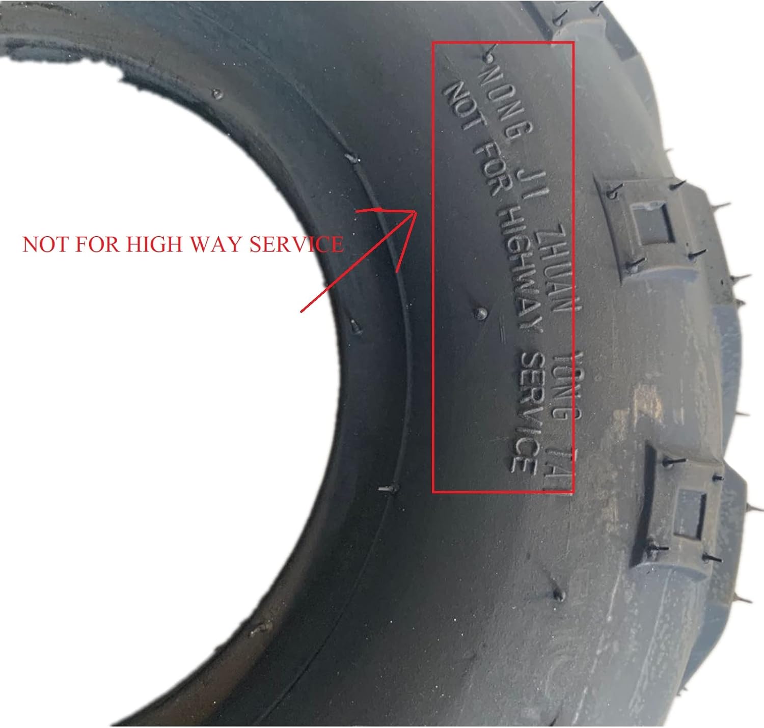 Set of 2 All-Terrain 6 Ply Tubeless ATV UTV Tires N4542