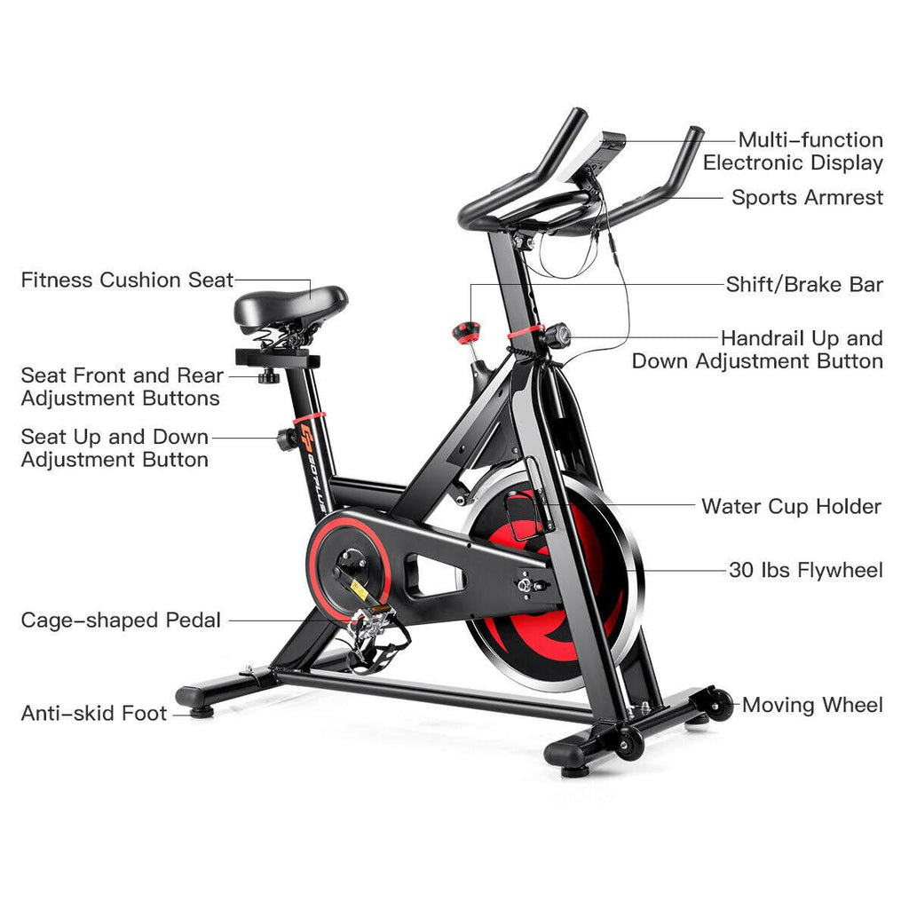 30 lbs Magnetic Cycling Bike U8812