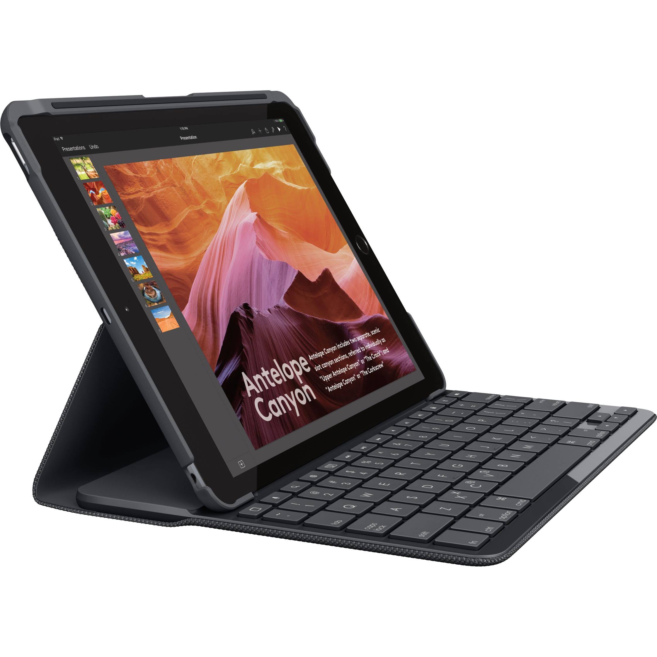 Slim Wireless Bluetooth Keyboard and Folio Case for 9.7-inch iPad T312116