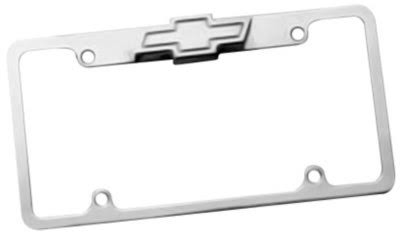 Brushed License Plate Frame Q915215