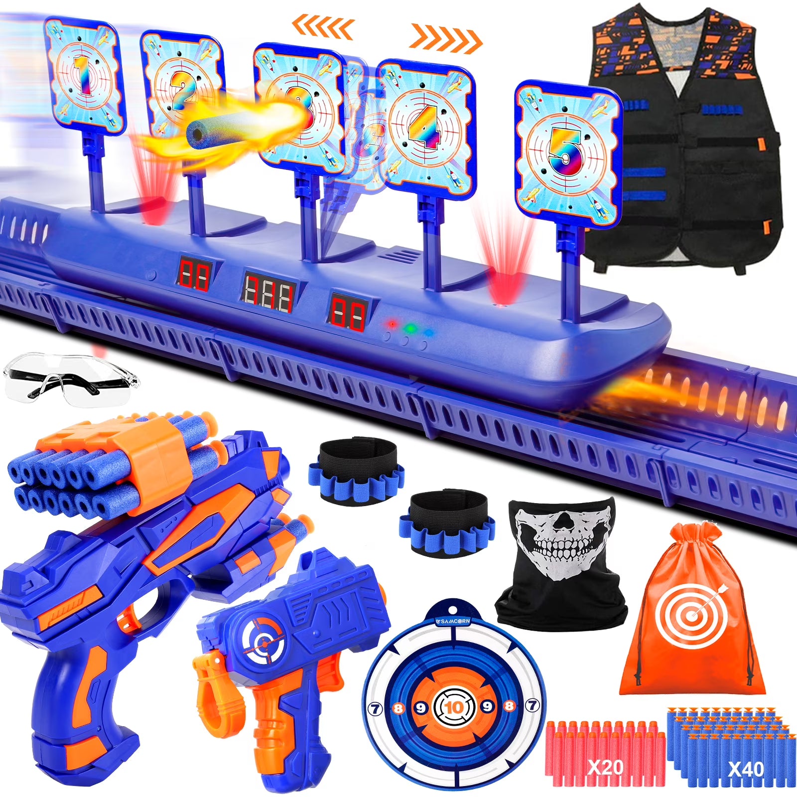 Electronic Shooting Targets with Auto-Reset T7332