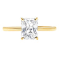 18K Yellow Gold Solitaire Engagement Ring O6399