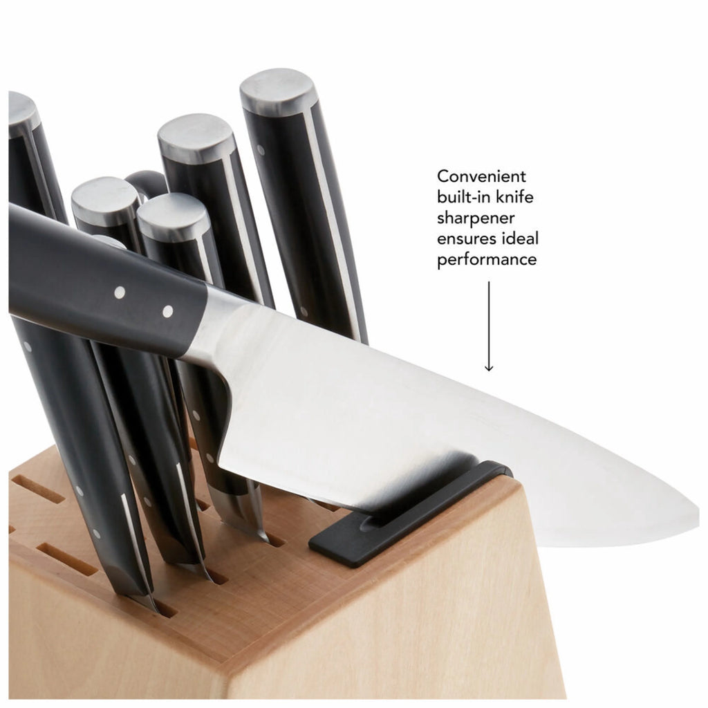 14-piece Forged Knife Block Set with Built-In Sharpener U3500