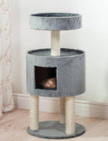 Grey Kitty Cat Condo U5998