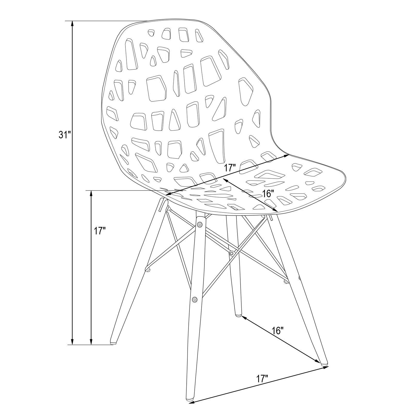 Red Dining Side Chair H152419