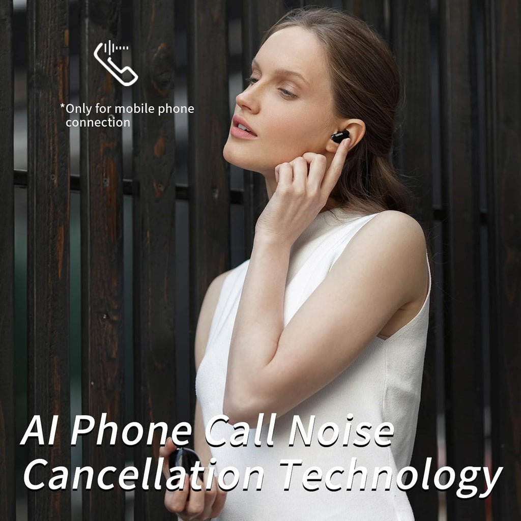 White Hybrid Active Noise Cancelling TWS Wireless Earbuds I12672