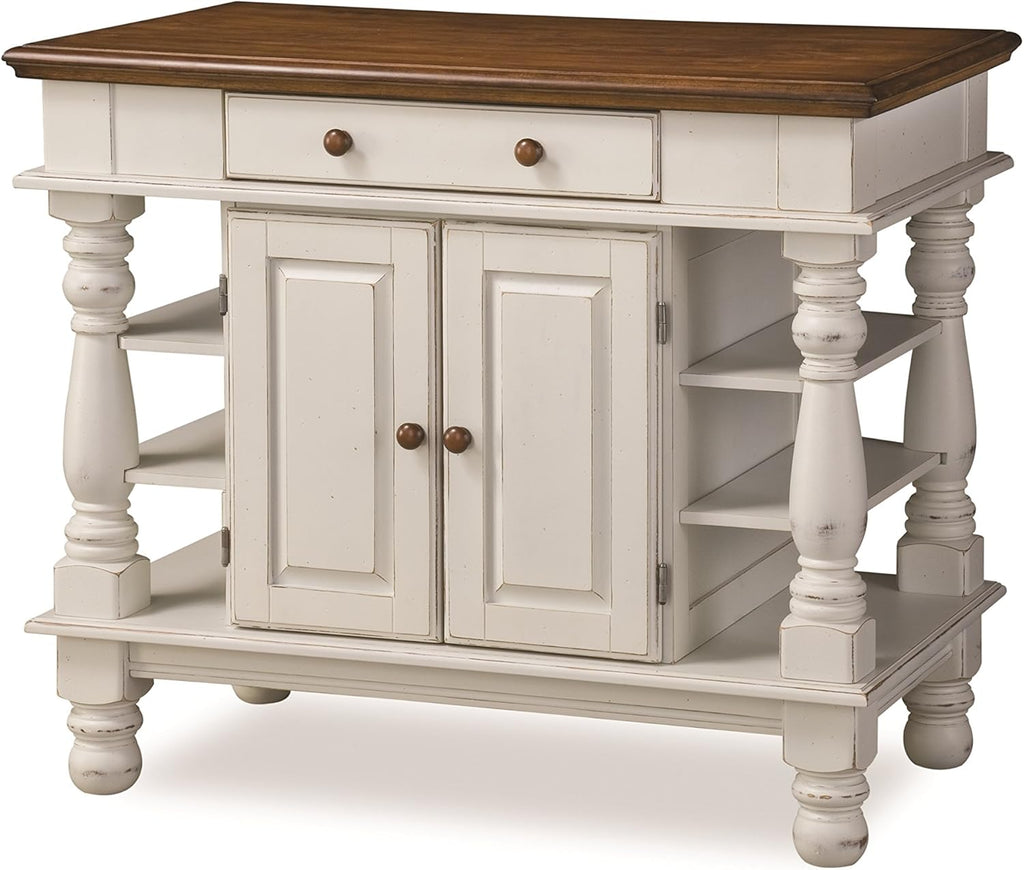 Antique White Kitchen Island Storage Cabinet C31613