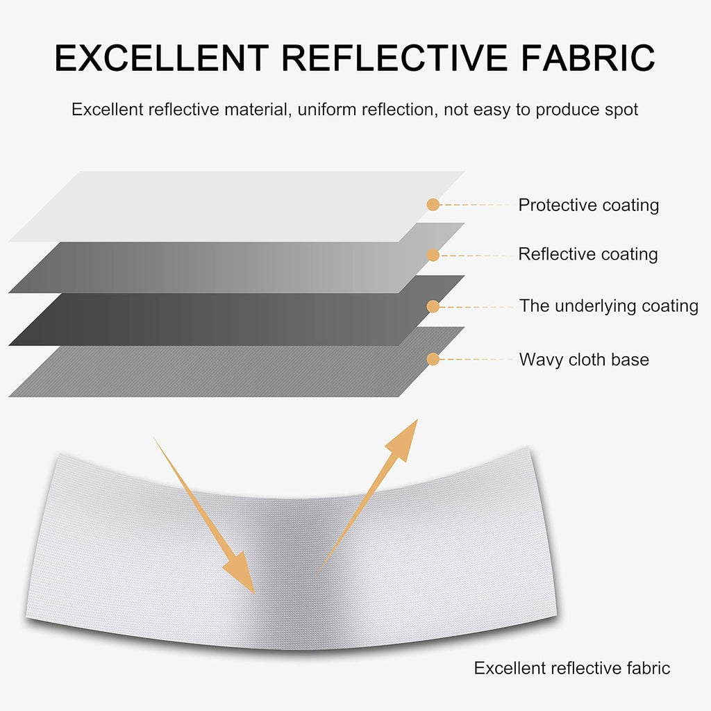 Curved Eyelighter Light Reflector with Carrying Bag P30225