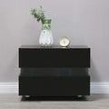 Light Yellow 2 Drawer Particle Board Nightstand G521