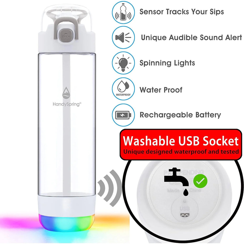 26 oz Smart Water Bottle with Straw H556