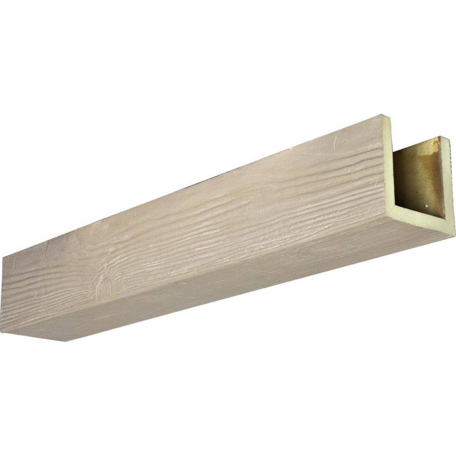 White 3-Sided Faux Wood Ceiling Beam L366635