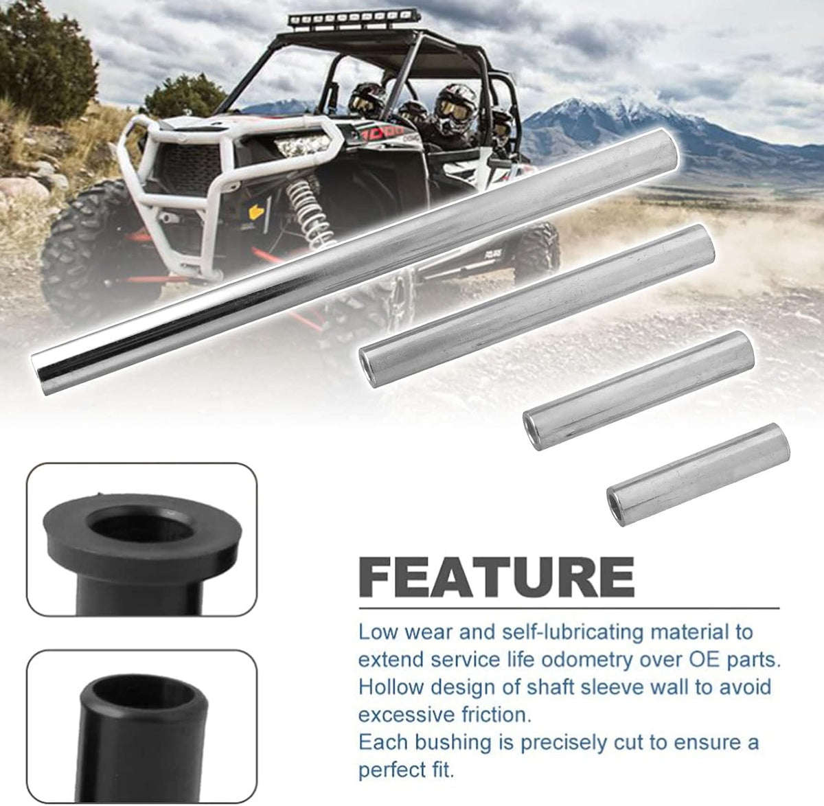 Stainless Steel Heavy-Duty A-Arm Control Arm Bushings Kit Pack of 2 R326699