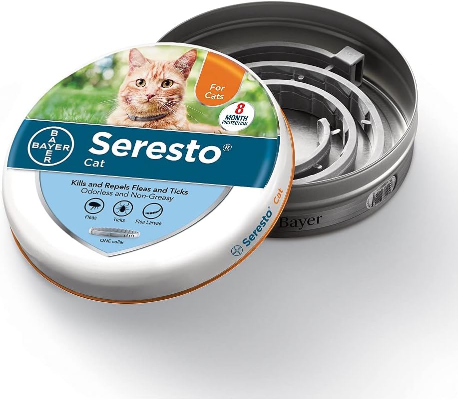 Flea and Tick Collar for Cats, 8-month Y4678