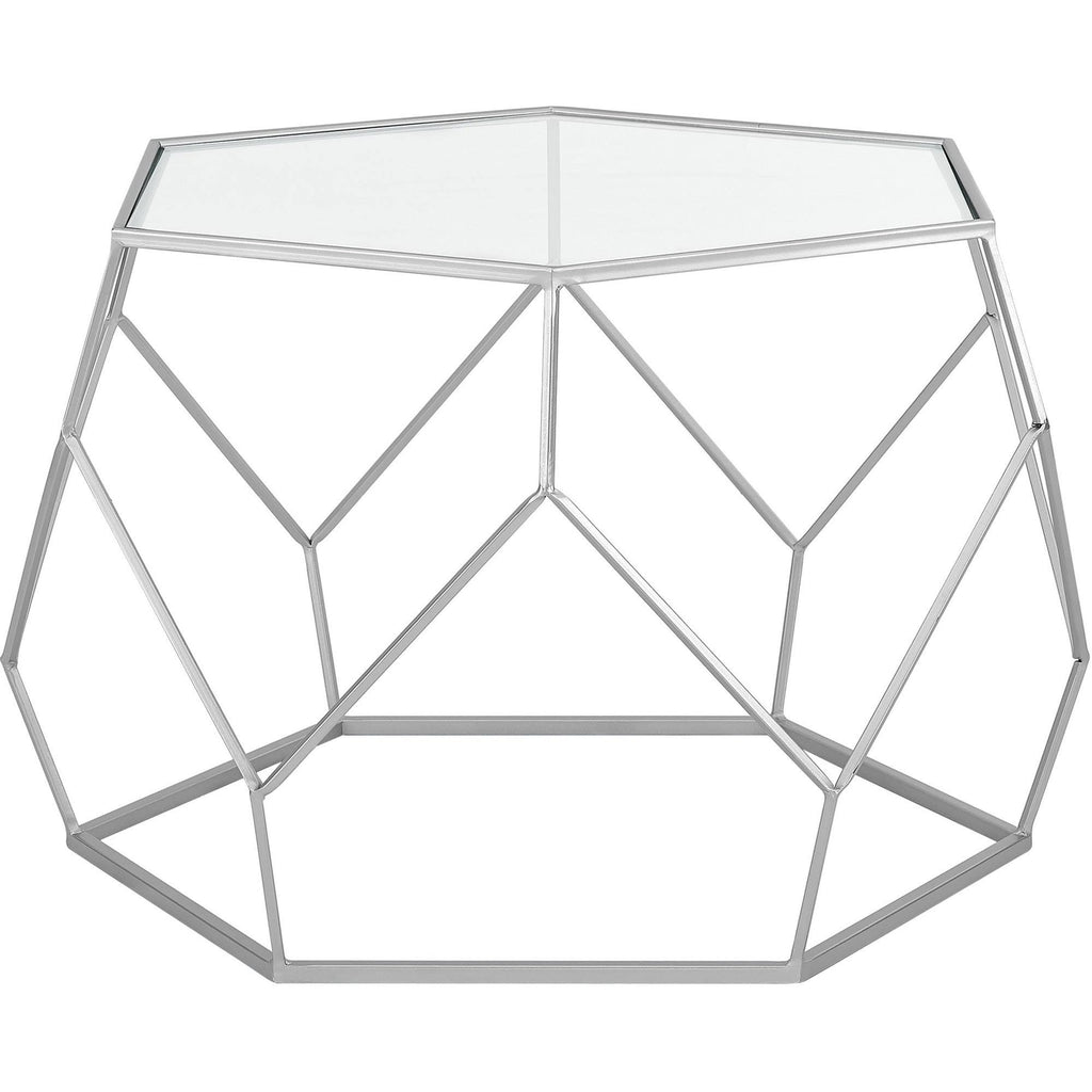 Gold Geometric Coffee Table H138