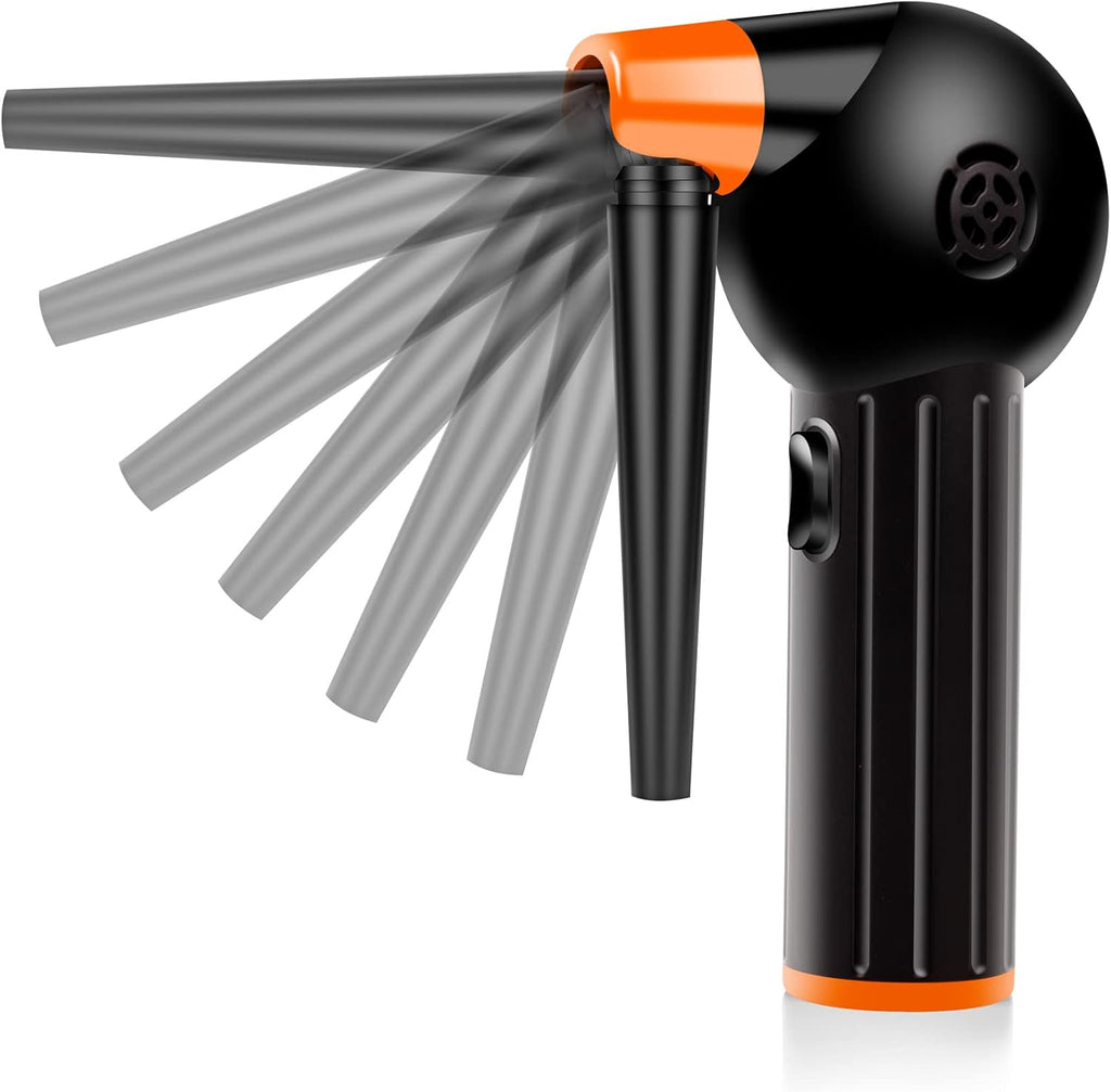 Electric Compressed Air Duster Cordless, 40000 RPM Brushless Motor, Rechargeable Battery Pack of 2 U6112