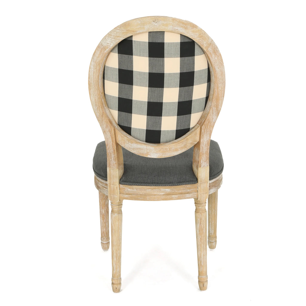 French Country Fabric Dining Chairs, Set of 4 H899675