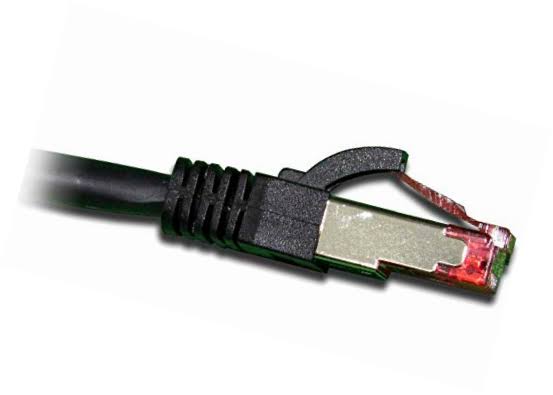 Cat6a SSTP LSZH Ethernet Cables, 1 ft - Black (25 Pack) A4846